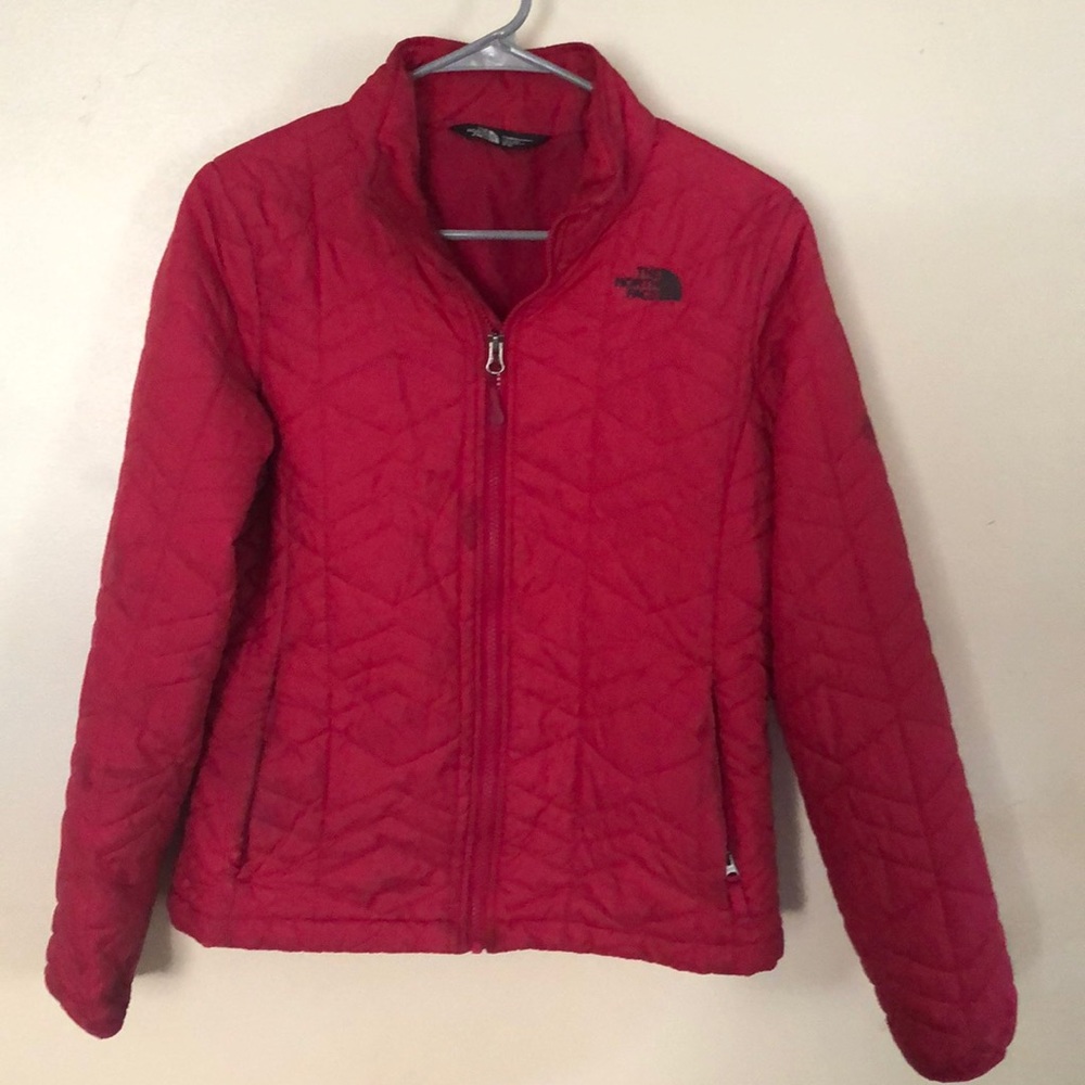 The North Face hot pink jacket size M
